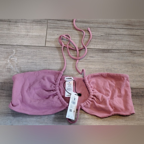 Garage Micro Keyhole Halter Cami Top - Cashmere Rose Pink, Size M Y2K Lagonlook - Picture 1 of 9